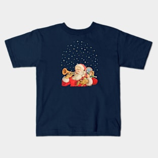 Santa Claus Vintage Illustration Kids T-Shirt